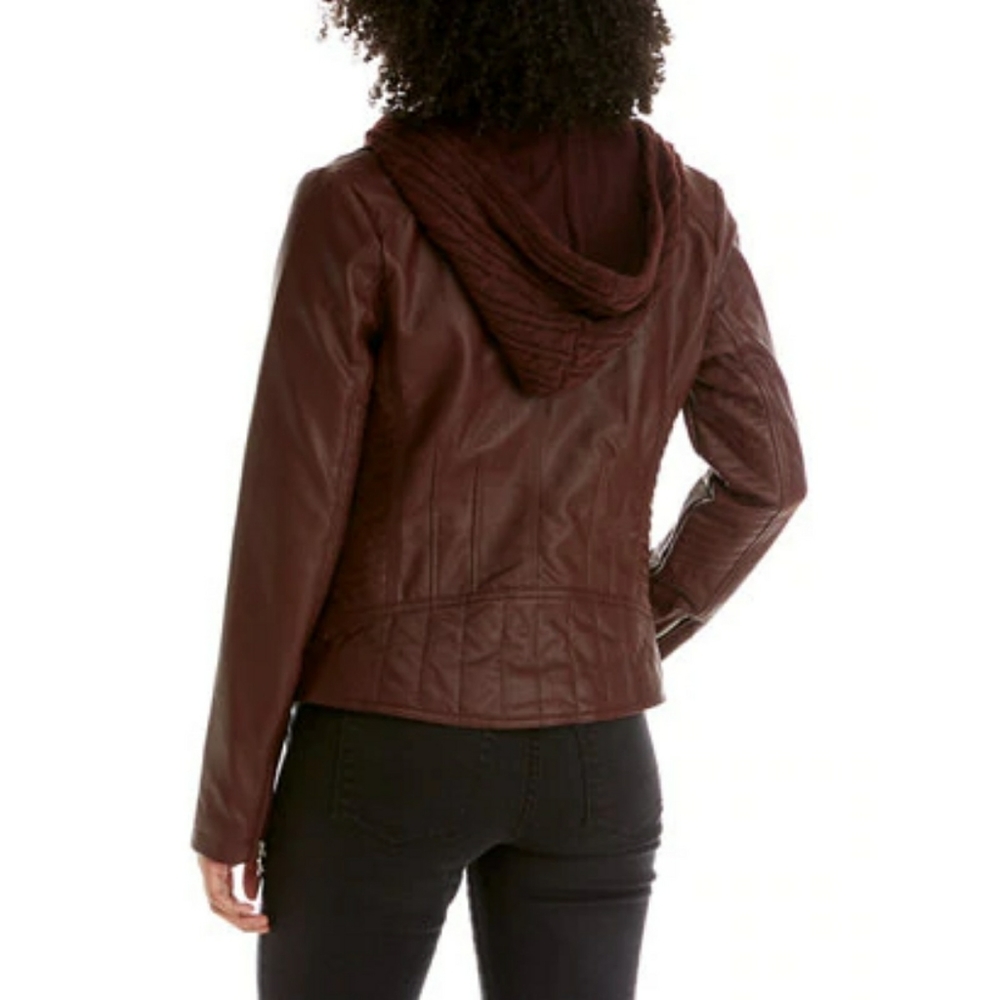 ๏ผ๐๐๐๏ผโข GUESS โข ๐ ยท Leather Jacket ยท NWOT - Picture 9 of 16